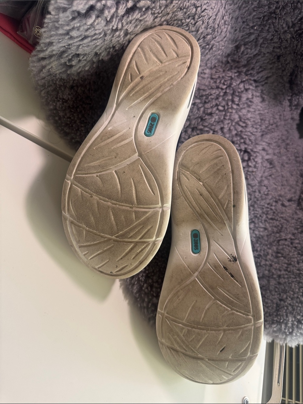 Bzees Navy and White Slip-On Women's Sneakers - Picture 2 of 5